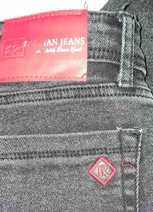 Джинсы зауженные черные redman jeans6 фото