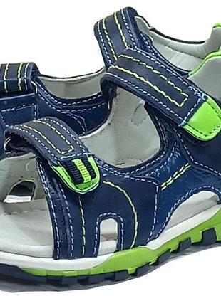 Кожаные ортопедические босоножки летняя обувь сандалии ав-17 клиби clibee р.27