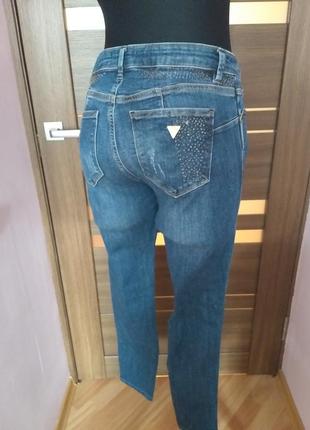 Брендовые узкие джинсы/guess/29 р.3 фото