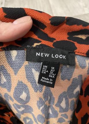 Легкий тонкий пиджак от new look, леопардовый принт, размер 46-484 фото