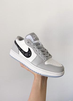 Женские кожаные кроссовки nike air jordan #найк