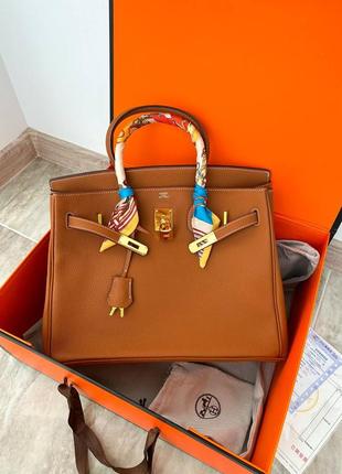 Сумка в стиле ермес hermes  35 см