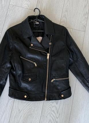 Стильна кожанка косуха