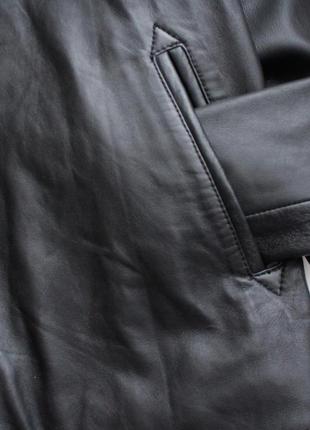 Классная мужская кожаная куртка helium на весну осень5 фото