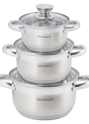 Набор посуды ofenbach nb-100002 6 предм.7 фото