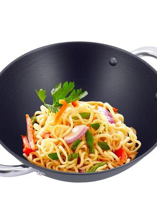 Сковорода wok kamille km-4807mr 32 см 4,5 л