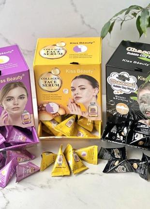 🌷сыворотка пирамидка для лица гиалуроновая"kiss beauty",4 мл.