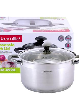 Кастрюля kamille km-4924 5.0 л