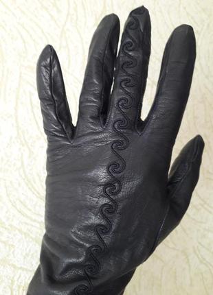Винтаж высокие перчатки натуральная кожа англия2 фото