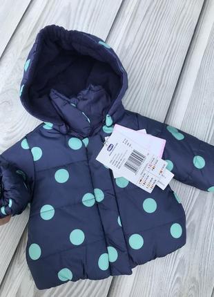 Демісезонна курточка для новонародженоі дівчинки chicco3 фото