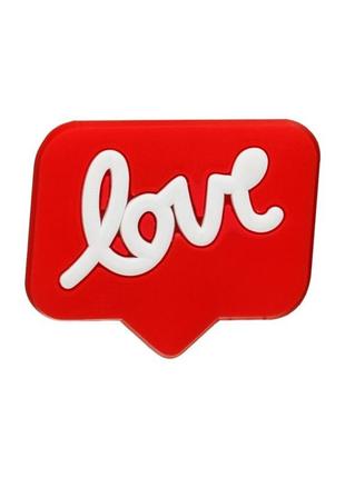 Джибітси «love біло-червона» 1 шт.