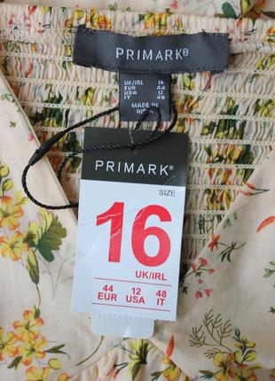 Блуза , цветочный принт primark, хлопок , батист4 фото