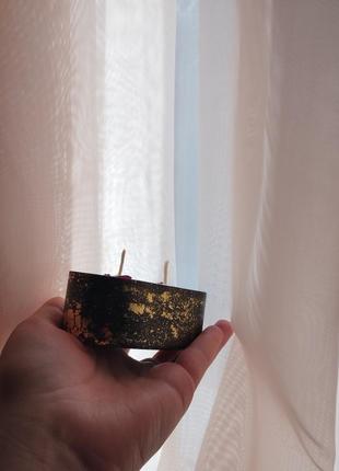 Подвійна ароматична свічка ручної роботи2 фото