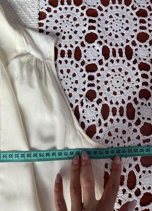 Элегантное короткое платье с шёлковым слоем. мини, на выпускной3 фото