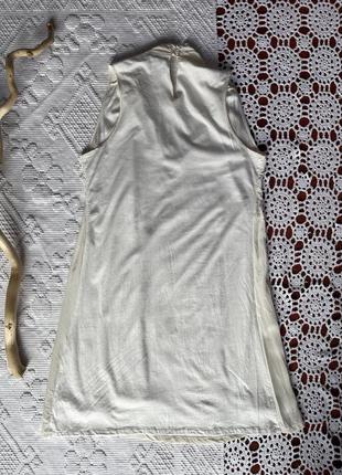 Элегантное короткое платье с шёлковым слоем. мини, на выпускной10 фото