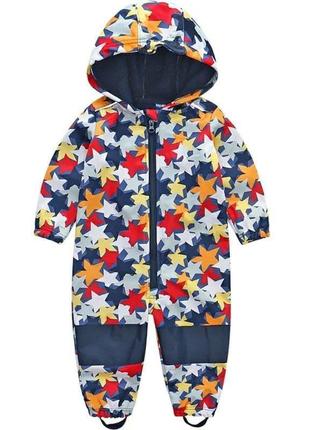 Комбінезон, softshell, софтшелл, lupilu, грязепруф, куртка зірки 74-80