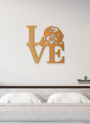 Панно love&bones австралійський пудель 20x20 см - картини та лофт декор з дерева на стіну.9 фото