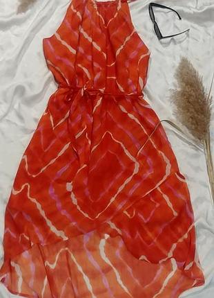 Сарафан яркий асиметричный