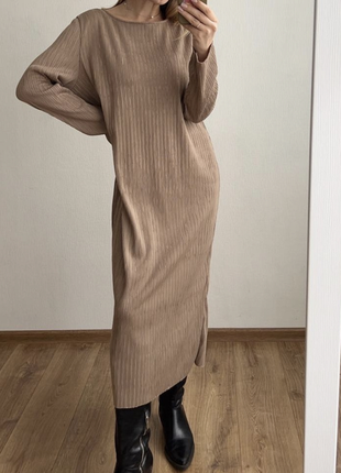 Шикарна сукня із фактурної тканини oversize2 фото