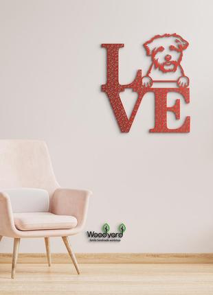 Панно love&bones котон де тулеар 20x23 см - картини та лофт декор з дерева на стіну.9 фото