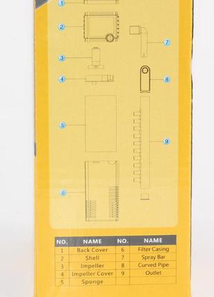 Внутренний фильтр для аквариума sunsun hj-111b8 фото