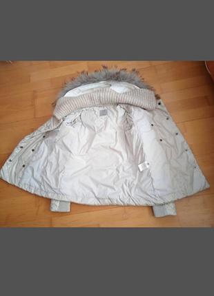 Pinko италия оригинал куртка с натуральным мехом и воротником альпаки8 фото