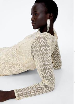 Платье zara размер s-m 3