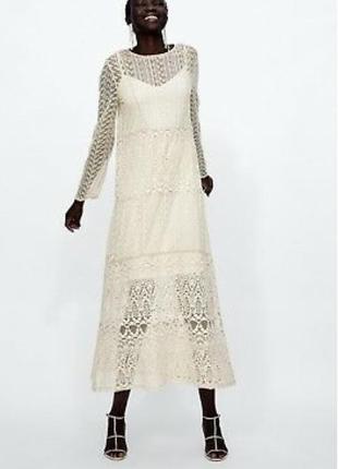 Платье zara размер s-m 5