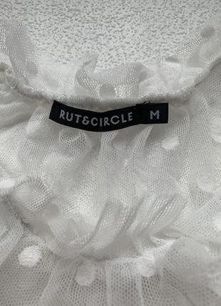 Белая блуза в горошек от rut &amp; Circle7 фото