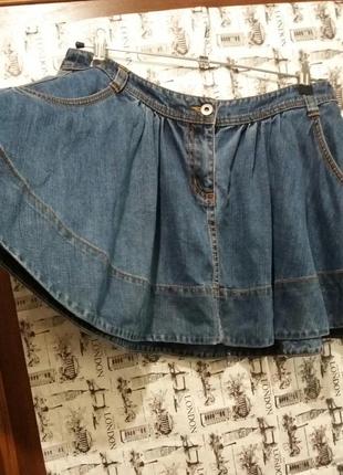Джинсова спідничка(юбка)topshop ,бренд