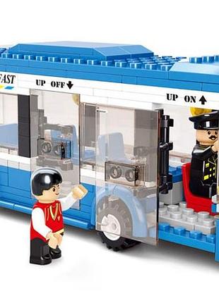 Конструктор sluban серії місто автобус m38-b0330, 235 деталей