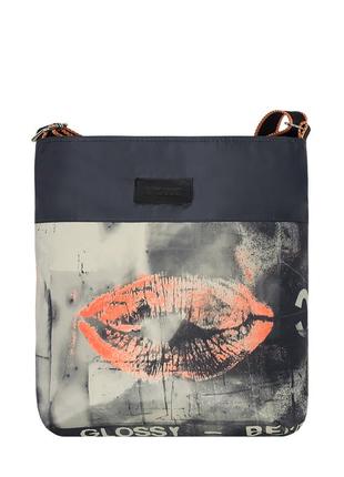 Женская сумочка через плечо. сумка кроссбоди текстильная. легкая удобно небольшая сумочка2 фото