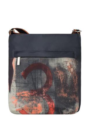 Женская сумочка через плечо. сумка кроссбоди текстильная. легкая удобно небольшая сумочка3 фото