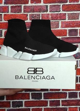 Кроссовки в стиле balenciaga speed trainer black7 фото