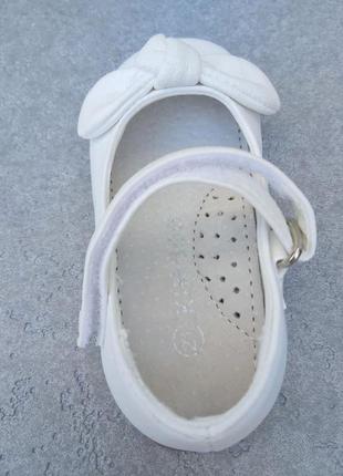 Детские белые туфли для девочки / на девочку5 фото