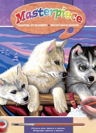 Картина по номерам для детей эскимосы, детские картины по номерам, картины по номерам для детей