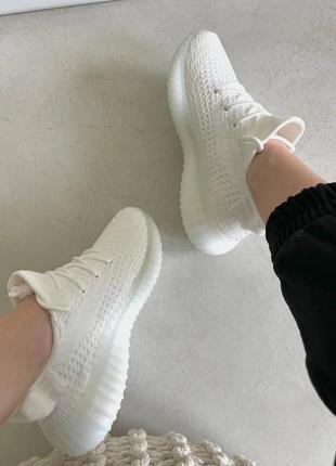 Кроссовки кроссы адедас изи буст adidas yeezy boost 350 white8 фото