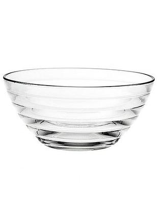 Скляна салатниця bormioli rocco, 20 см, 1550 мл, скляні салатниці