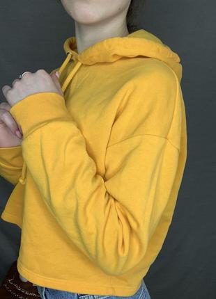 Жовтий худі з капюшоном від h&m3 фото