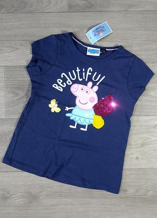 Футболка свинка пеппа 110-116 peppa pig