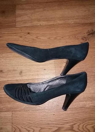 Туфли замша натур.