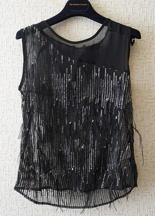 Блуза trussardi jeans чорного кольору,