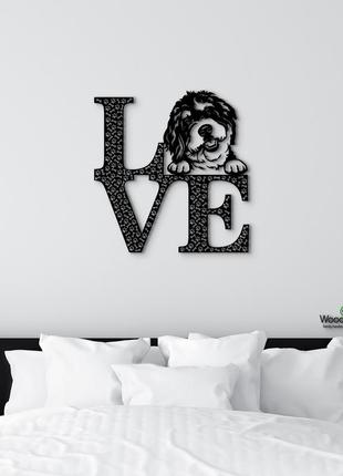 Декоративне панно з дерева. декор на стіну. love&bones  бернедудель. 20 x 20 см1 фото