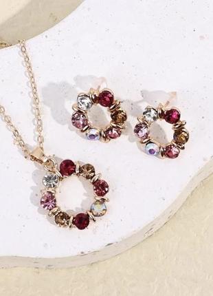 Набор бижутерии «веночек»