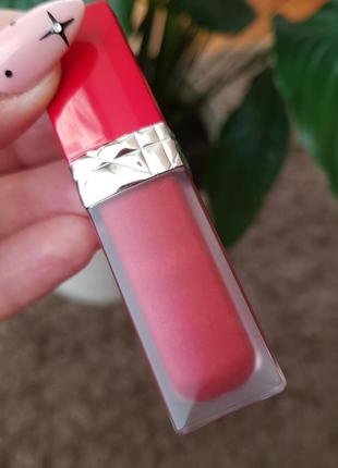 Помада диор dior rouge dior ultra care liquidжидкая помада для губ с цветочным маслом2 фото