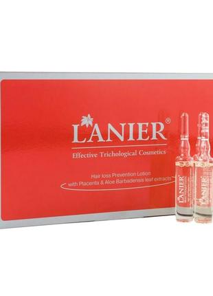 Лосьйон для волосся плацент формула lanier  проти випадіння з плацентою та екстрактом листя алое3 фото