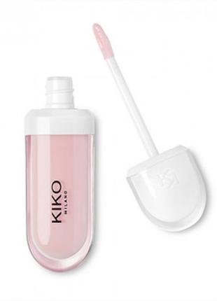 Блеск для придатка об'єма kiko milano lip volume plumping effect lip cream tutu rose
