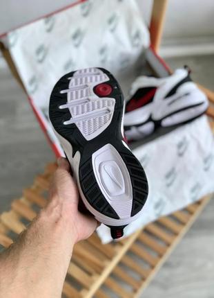 Мужские кроссовки nike air monarch white black red 40-41-42-43-44-455 фото