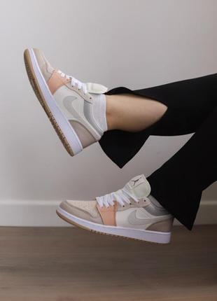 Кроссовки кроссы найм эр джордан Air Children jordan for 1 High OG WMNS Washed Pink