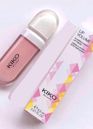 Бальзам для губ kiko milano lip volume крем-перфектор для губ з ефектом збільшення об'єму